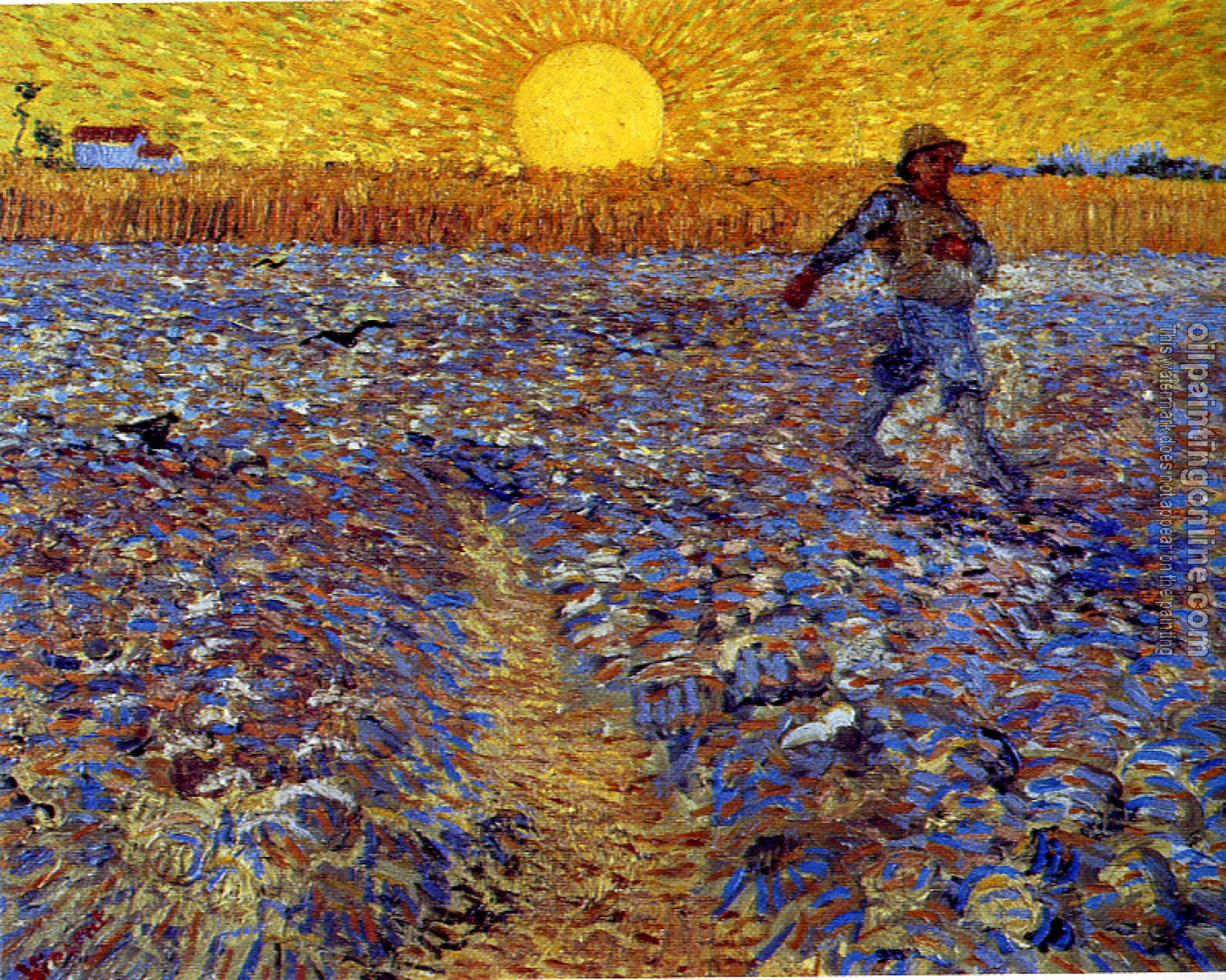 Gogh, Vincent van - Sower with Setting Sun